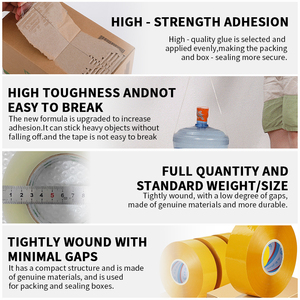 Bopp rõ ràng công nghiệp băng dính một mặt Acrylic dính nước kích hoạt áp lực nhạy cảm cho hộp niêm phong - Product Image 3