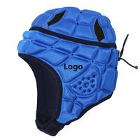 Casque souple avec logo personnalisé d'usine pour drapeau Football Scrum Cap Soft Shell Casque Rugby Couvre-chef pour jeunes adultes