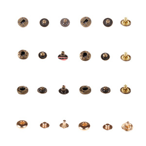 Metal Snap Fasteners 65510mm 63312mm 83114mm Antique Brass Round Durable For <b>Garment</b> <b>Accessories</b> - Product Image 1