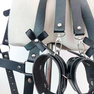 Cadeau Sexy Lingerie Femmes Cuir Leg Harness <span class=keywords><strong>Porte</strong></span>-jarretelles Dames Sous-vêtements Accessoires Cuir Bretelles Ceinture - Product Image 5