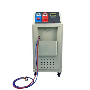 Máquina de reciclaje de llenado de recuperación de refrigerante acondicionado de aire gris AC220V/50Hz para refrigerante de coche