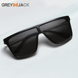 Lunettes de soleil tendance à monture carrée pour femmes, monture noire en métal TR, lentille TAC, protection UV400, catégorie 1, couleur claire K011 - Product Image 5