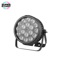 Projecteur LED Par étanche IP65 18x15W RGBW 4-en-1 DMX512 RDM 5/9CH avec boîtier en aluminium pour scène extérieure, mariage et événements