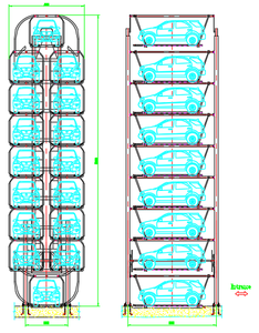 지능형 주차 시스템 자동 주차 시스템 다단계 주차 자동 수직 - Product Image 6