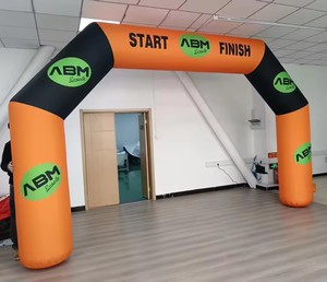 Bán buôn giá rẻ, chất lượng cao, ngoài trời, màu sắc tùy chỉnh, logo, bền, chống thấm nước, dễ lắp đặt, quảng cáo bơm hơi Oxford - Product Image 4