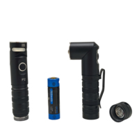 Lampe torche LED rechargeable USB 750lm, tête rotative à 180 degrés, IP54, batterie AA, lampe d'urgence, fabrication sur mesure depuis 44 ans