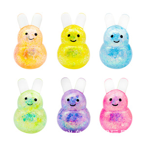 Juguete de Esculpir Conejito de Nieve Shengrun, Material TPR, Rebote Lento, Alivio del Estrés, Juguete Antiestrés para Pascua, Jóvenes de 5 a 7 Años, Unisex - Product Image 5