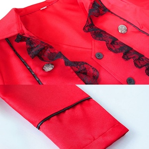 Chaqueta gótica de encaje para mujer, traje Steampunk, abrigos victorianos, ropa Medieval, abrigo, cola - Product Image 5