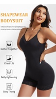 Body gainant sans couture une pièce, amincissant et sculptant le ventre, avec effet liftant pour les bras, grandes tailles pour femmes