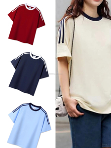 Unisex Ngắn Tay Áo Bông T-Shirts Quá Khổ Phù Hợp Với Với Đồ Họa Cho Nam Giới Và Phụ Nữ Của Giản Dị Hàng Ngày Mặc Và Đường Phố Thời Trang - Product Image 4