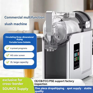 Nuevo Modelo de Máquina para Hacer Granizados, Trituradora de <span class=keywords><strong>Hielo</strong></span>, Capacidad de 2L, 6 Programas, para Preparar Batidos, Frappé, Jugos Congelados, Autolimpiante, Uso Doméstico y Comercial - Product Image 2