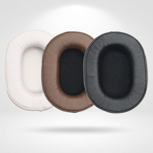 For Audio-Technica ATH-SR5 ATH-SR5BT SR5 SR5BT Earpads Ear Pads Ear Cushions Premium <b>Protein</b> Leather On Ear Foam Covers - Product Image 1