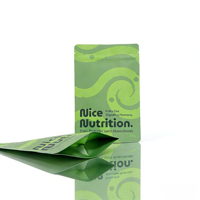 Pochette Doypack Personnalisée en Papier Kraft Mat avec Fermeture Zip VMPET Qualité Alimentaire, Impression Personnalisée, Logo Personnalisé pour Poudre de Complément/Nutrition