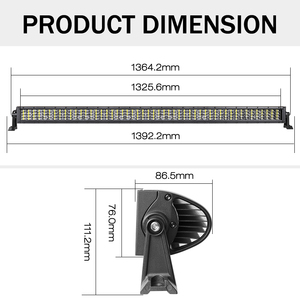 30 pouces Combo Beam 240 W Droite <span class=keywords><strong>Quad</strong></span> Rows Led Light Bars pour ATV UTV Truck - Product Image 2