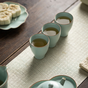Ru Ware Aroma Cup Cone Shape Porcelain <b>Tea</b> Tasting Cup Single Master Cup For Kung Fu <b>Tea</b> <b>Set</b> - Product Image 4