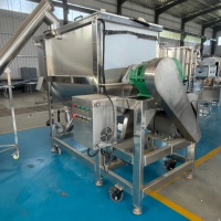 Mélangeur de poudre horizontal personnalisable JingLong, capacité 2100L, puissance 11kW, en acier inoxydable SUS304, chauffage par pulvérisation, dépoussiérage