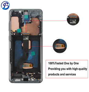 Écran OLED pour Samsung Galaxy S20 Plus, Affichage LCD Super Qualité 5G <span class=keywords><strong>G986</strong></span>, Écran Tactile de Téléphone 6.7" avec Cadre Noir - Product Image 4
