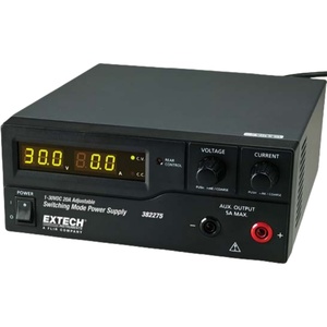 Alimentation électrique réglable Extech 600W, plage 0-1000V, précision 0,1, affichage numérique, matériau ABS, modèle de laboratoire 382275 - Product Image 1