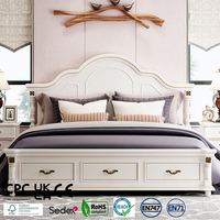 Ensemble de meubles de chambre à coucher en bois moderne de luxe Sunrise avec un design écologique et des fonctions de rangement, pour usage hôtelier