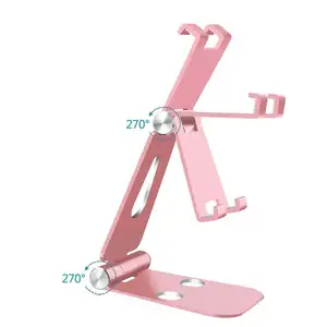 Hot Selling 360 Degree Rotatable Mobile Phone Holder Adjustable Aluminum Phone <strong>Stand</strong> <strong>Tablet</strong> <strong>Stand</strong> <strong>for</strong> Phones - Product Image 4