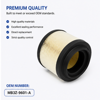 Filtre à air moteur tout-terrain haute capacité anti-colmatage avec taux de filtration ultime de 99 %, compatible avec Ford Bronco 2.3L 2.7L MB3Z-9601A