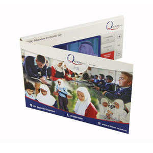 Livre vidéo et brochure personnalisés haute résolution de 7 pouces, écran LCD, carte de brochure vidéo chinoise fabriquée sur mesure - Product Image 2