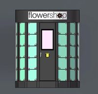 Distributeur automatique de fleurs fraîches intelligent Haloo : Distributeur numérique personnalisé de produits de beauté à vendre