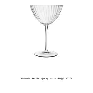 Copa Luigi Bormioli Speakeasies Swing Martini 22 cl 9.9 x 15 h cm, Suministros para Restaurantes, Vajilla para Catering, Venta al por Mayor - Product Image 3