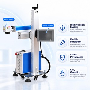 Machine de marquage laser à fibre volante 2KW en promotion – Gravure haute vitesse et précision pour métal et plastique (DXF/AI/DST) - Product Image 1