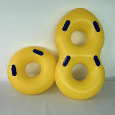 Große aufblasbare Doppel-Lazy-River-Tube für 2 Personen, Schwimmbad-Floater, aufblasbare Schwimmreifen für Wasserparks - Product Image 6