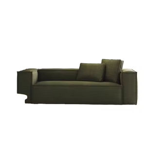 Low Price Reclining Square Fluffy Fabric Sectional Modular Furniture Set In-Box Vacuum Compressible <strong>Sofa</strong> Bed for Hotel Villa Use - Product Image 1
