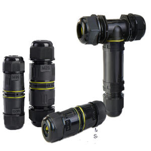 IP68防水電気ケーブルコネクタ4方向ネジ圧着2/3ピン端子アダプタLEDライト用 - Product Image 2