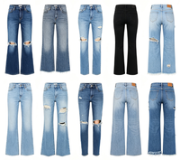 Grosir Celana Jeans Skinny Baru Musim Panas untuk Fashion Wanita, Pakaian Bekas Campuran Kondisi Bagus