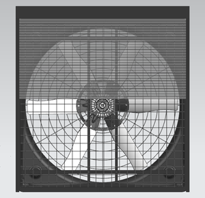 Ventilateur d'évacuation à moteur EC de 98 pouces, grand couple et longue durée de vie, ventilateur de circulation d'air, grands ventilateurs d'évacuation industriels - Product Image 5