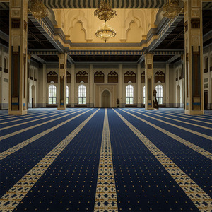 Autovi Tùy Chỉnh Polypropylene Masjid Nhà Thờ Hồi Giáo Cầu Nguyện Thảm Cuộn Tufted Và Dệt <span class=keywords><strong>Axminster</strong></span> Thảm Cho Hồi Giáo Cầu Nguyện - Product Image 1