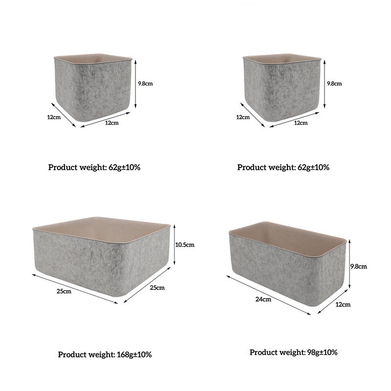 Organisateur de tiroir de bureau en feutre