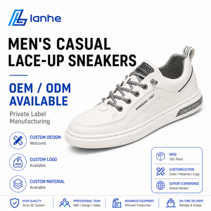 Scarpe da ginnastica casual da uomo bianche alla moda, traspiranti in mesh, estive, versatili, in tessuto, per studenti, nuove scarpe primaverili. - Product Image 1