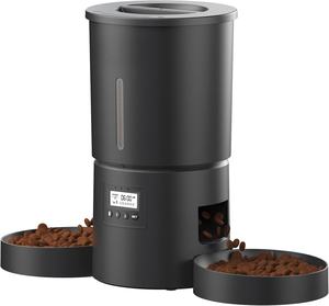 OEM ODM Inteligente Automático <span class=keywords><strong>Pet</strong></span> Food Bowl Dispenser Alimentador De Aço Inoxidável 6L Battery-Powered Bowl para Gatos Cães Pequenas Tigelas De Viagem - Product Image 4