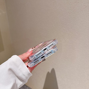 Custodia Rigida Dorata con Motivo Love per <span class=keywords><strong>iPhone</strong></span> 17 Pro Max, Cover Opaca per <span class=keywords><strong>iPhone</strong></span> 17 per Ragazze - Product Image 1