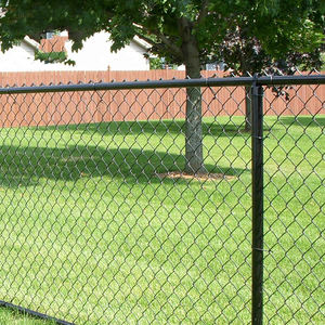 पीवीसी लेपित श्रृंखला कड़ी डायमंड वायर मेष बाड़ के लिए टेनिस कोर्ट बाड़ की बिक्री - Product Image 2
