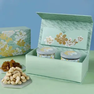 Customized Luxury Black Dry Fruits Nuts Gift Box Packing Dried Dry Fruit Nuts Packaging Box For Nuts