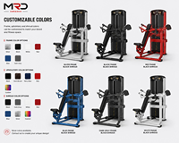 Máquina de Press de Hombros para Entrenamiento de Fuerza en Pecho, Espalda y Brazos, Equipo de Ejercicio con Resistencia Ajustable