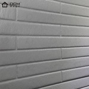 Installation facile de revêtement extérieur résistant renforcé par <span class=keywords><strong>fibre</strong></span> écologique de temps Panneau coloré préfabriqué de ciment de brique - Product Image 4