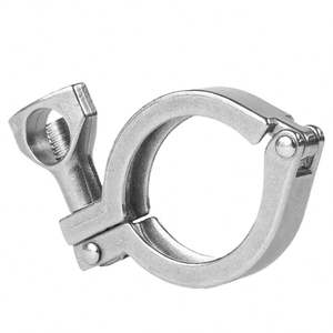 Ace Ss304 316 3A Sms Din Tc Tri Clamp Clover Hygienic Equal Stainless Steel Clamped Pipe Fitting Sanitary Tee - Product Image 1