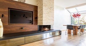 <span class=keywords><strong>Chimenea</strong></span> de Gas Contemporánea GALAXY-38 con Control Remoto, Independiente para Interiores, 42.2 Pulgadas de Ancho - Product Image 4