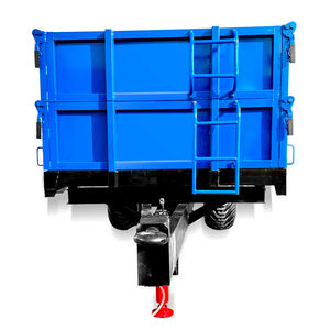 Venta al por mayor de fábrica 3 Ton 5 Ton 7 Ton 4 Wheel Farm Utility Trailer Mobile Mini Dump Trailer para la venta - Product Image 3