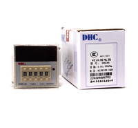 Timer Elektronik Mini 48*48mm DHC48 AC/DC 100-240V/12-24V 99 Jam Pengaturan Waktu Maksimal Untuk Dapur Harga Supplier Penjual Penyedia