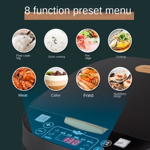 Cuisinière à riz numérique 5.1-6.0L avec contrôle par minuterie, affichage LED, chauffage par plaque inférieure, châssis en alliage d'aluminium, multifonction, 900W électrique - Product Image 4