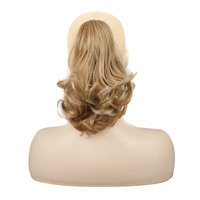Extensions de queue de cheval bouclées lâches en fibre synthétique haute température avec pince, pour femmes, extensions de queue de cheval ondulées pour la mode quotidienne