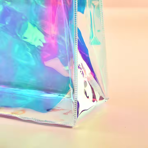 Bolsa de Compras de Hombro Impermeable de PVC con Logotipo Personalizado para Mujer, Estilo Moderno, de China - Product Image 4